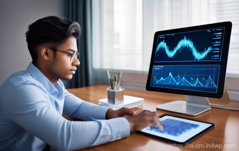 유전자 검사를 통한 불면증 해결 방법 - **Prompt:** A young adult, looking exhausted and frustrated, lies awake in bed in a modern, slightly...