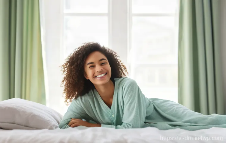 유전자 검사를 통한 불면증 해결 방법 - **Prompt:** A curious and hopeful young adult sits comfortably at a clean, well-lit desk, observing ...