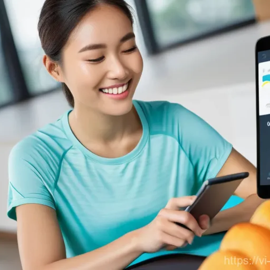 유전자 분석 이후의 실생활 변화 사례 - **Prompt:** A vibrant, high-angle shot of a young adult, subtly featuring Vietnamese characteristics...